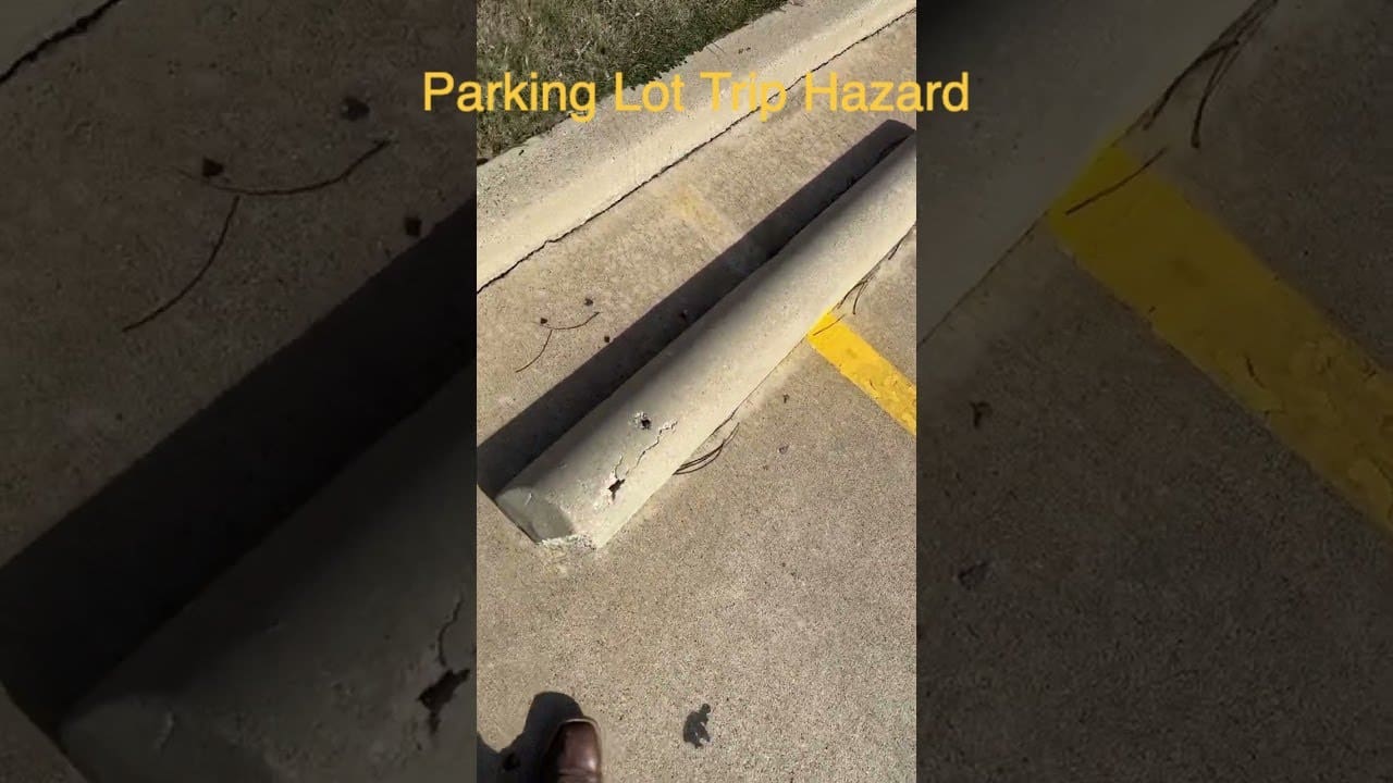 The Most Common Parking Lot Trip Hazard