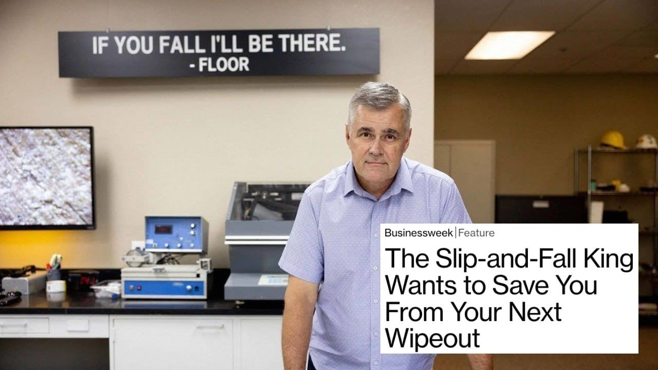 The Slip and Fall King Wants to Save You From Your Next Wipeout.