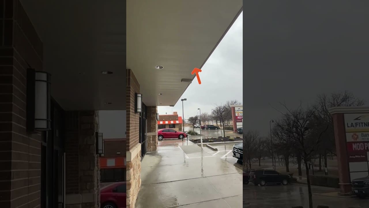 Building Drains Rain Water on Top of Your Head. How Did The Code Enforcement Official Miss This?