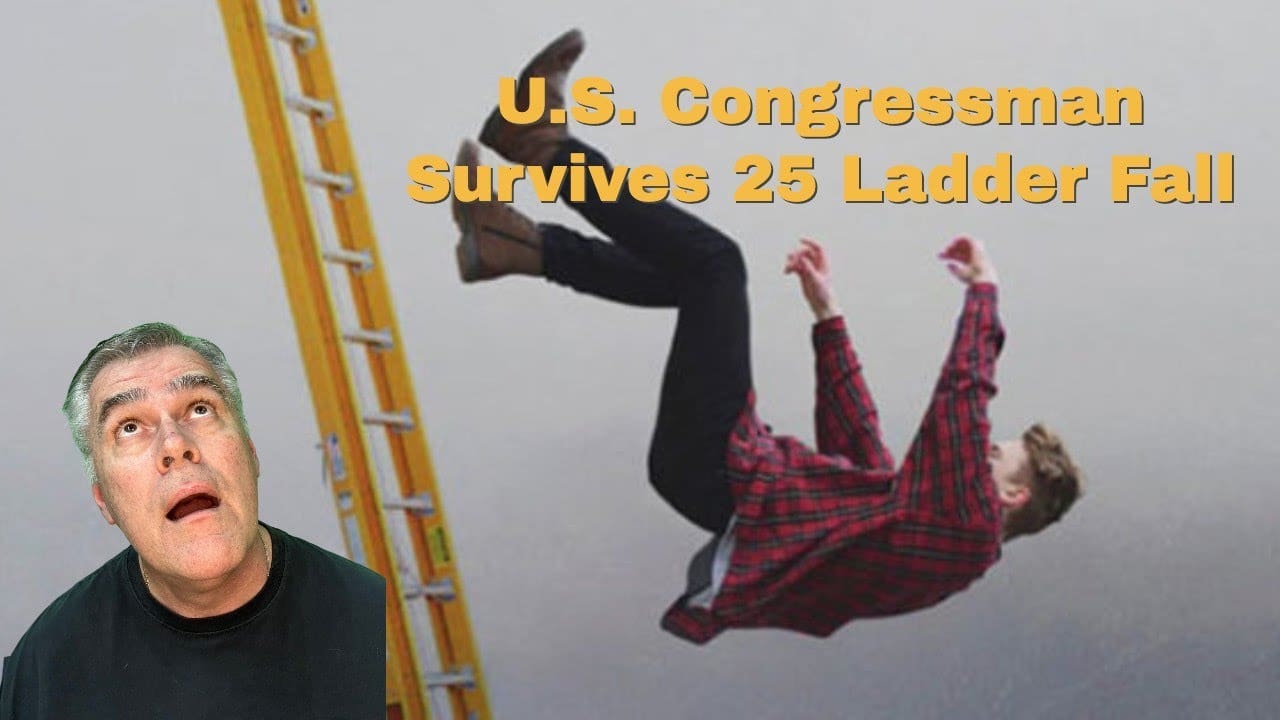 U.S. Congressman Falls 25 Feet Off Off a Ladder