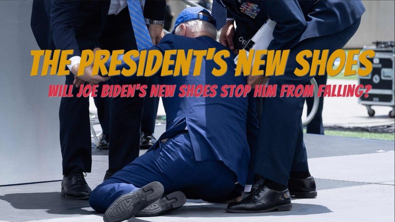 Will Joe Biden’s New Shoes Stop Him From Falling?